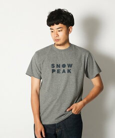 Snow Peak SNOWPEAKER T-Shirt CAMPER スノーピーク トップス カットソー・Tシャツ グレー ホワイト ブラック オレンジ【送料無料】