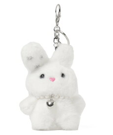 WEGO LADY'S スターラビットぬいぐるみキーホルダー ウィゴー インテリア・生活雑貨 その他のインテリア・生活雑貨 ブラック ピンク ホワイト