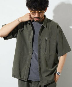 �ySALE�^50%OFF�zFREAK'S STORE AIR TECH BREATH Open Collar Shirt / �I�[�v���J���[�V���c 25SS �t���[�N�X�X�g�A �g�b�v�X �V���c�E�u���E�X �l�C�r�[ �u���b�N �O���[���y���������z