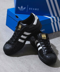 BEAMS yʒzadidas / SUPERSTAR II BLACK AfB_X X[p[X^[ II Xj[J[ Y i r[X  V[YEC Xj[J[ ubNyz