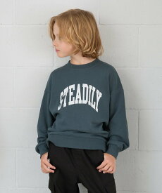 GLOBAL WORK ヘビロテスウェットプリント長袖/キッズ/579709 グローバルワーク トップス スウェット・トレーナー グレー ブルー ピンク グリーン ブラック