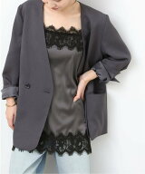 JOURNAL STANDARD relume 《追加》サテンレースキャミソール ジャーナル スタンダード レリューム トップ…