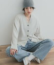 AQUAウールカシミヤVネックカーディガン