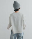 AQUAウールカシミヤVネックカーディガン