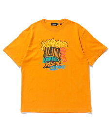 【SALE／40%OFF】XLARGE S/S TEE STICKER BOMB Tシャツ XLARGE エクストララージ トップス カットソー・Tシャツ ブラック オレンジ ホワイト