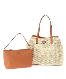 【SALE／30%OFF】GUESS (W)VIKKY Large Tote ゲス バッグ トートバッグ ベージュ【送料無料】