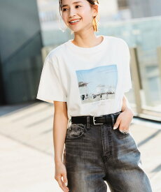 B:MING by BEAMS B:MING by BEAMS / travel フォト Tシャツ 24SS ビーミング ライフストア バイ ビームス トップス カットソー・Tシャツ