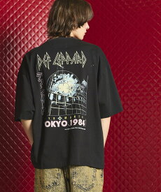 MAISON SPECIAL 【MA_Label】「Def Leppard」Prime-Over Crew Neck T-shirt メゾンスペシャル トップス カットソー・Tシャツ ベージュ【送料無料】