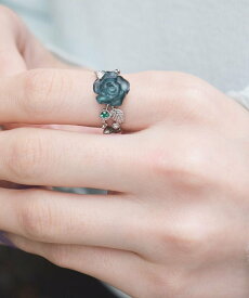 axes femme FAVミニローズリング アクシーズファム アクセサリー・腕時計 リング・指輪 ワインレッド ブルー パープル グリーン
