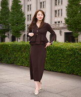 PROPORTION BODY DRESSING 変形ペプラムニットセットアップ 26AW プロポーションボディドレッシング ワン…