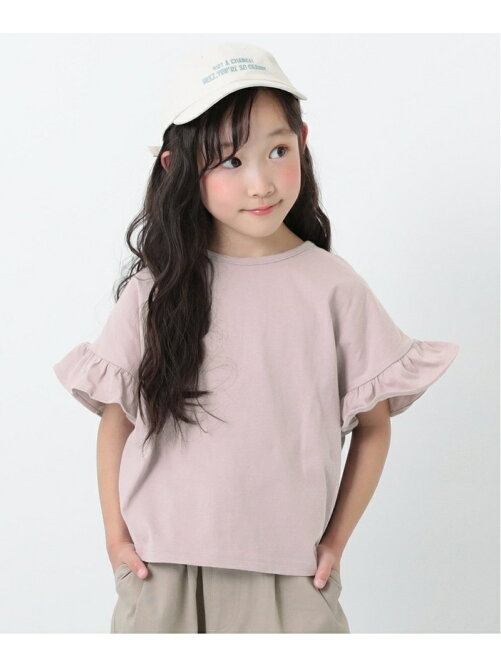 Devirock フリルスリーブtシャツ 半袖 半そで デビロック 子供服 キッズ Rakuten Fashion 楽天ファッション 旧楽天ブランドアベニュー Ck2858