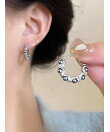 パールデザインピアス