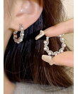 パールデザインピアス