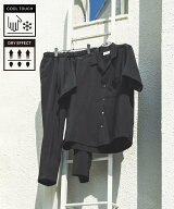 【SALE／30%OFF】ADAM ET ROPE' HOMME 【RIRANCHA】サマーセットアップ / オープンカラーシャツ & スラッ…