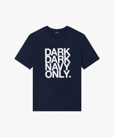 A.P.C. Dark dark navy only Tシャツ アー・ぺー・セー トップス カットソー・Tシャツ ネイビー【送料無料】