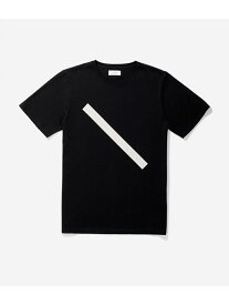 Saturdays NYC Slash Tee P サタデーズ　ニューヨークシティ トップス カットソー・Tシャツ ブラック グレー【送料無料】