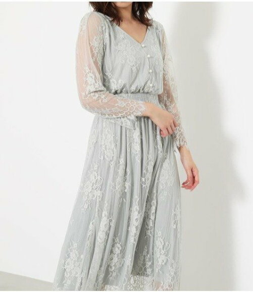 Rienda レースウエストシャーリングワンピース Rakuten Fashion 楽天ファッション 旧楽天ブランドアベニュー Bu6859