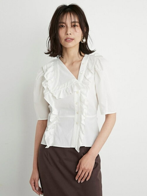 Snidel Sustainableフリルカラーブラウス Rakuten Fashion 楽天ファッション 旧楽天ブランドアベニュー Cw2859