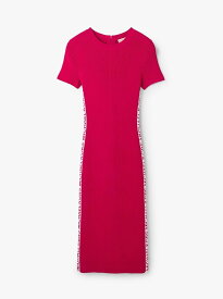 【SALE／75%OFF】MICHAEL KORS ロゴテープ クルーネック SS ドレス マイケル・コース ワンピース・ドレス ワンピース ピンク【送料無料】
