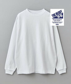 BEAUTY&YOUTH UNITED ARROWS 10oz ヘビー ワイド クルーネック カットソー ビューティー＆ユース　ユナイテッドアローズ トップス カットソー・Tシャツ グレー ホワイト シルバー【送料無料】