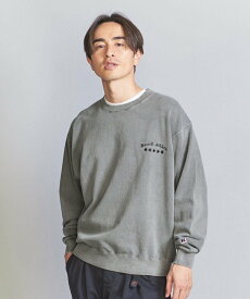 【SALE／50%OFF】BEAUTY&YOUTH UNITED ARROWS 【別注】＜RUSSELL ATHLETIC＞ DYE5STAR CREW NECK/スウェット ユナイテッドアローズ アウトレット トップス カットソー・Tシャツ ブルー グレー【送料無料】