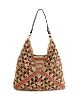 【SALE／40%OFF】COOCO ペーパー透かし編ワンショルダーカゴバッグ/A4対応 プードゥードゥー バッグ かご…