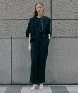 カラミ織りドルマンスリーブショートブルゾン/セットアップ対応・イージーケア