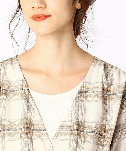 Comme Ca Ism 2way チェック柄 ガウン シャツワンピース Rakuten Fashion 楽天ファッション 旧楽天ブランドアベニュー T