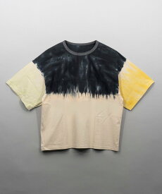 MAISON SPECIAL Prime-Over Tie Dye Football Crew Neck T-shirt メゾンスペシャル トップス カットソー・Tシャツ ベージュ【送料無料】