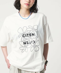 CITEN ��CITEN�����S�t�����[T �V�e�� �g�b�v�X �J�b�g�\�[�ET�V���c �u���E�� �z���C�g �l�C�r�[