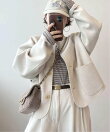ハミルトンリバークルーネックショートコート