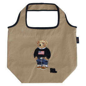 POLO RALPH LAUREN POLO RALPH LAUREN(ポロ ラルフ ローレン)ポロベア刺繍 トートバッグ インターモードカワベ バッグ トートバッグ ネイビー ベージュ【送料無料】