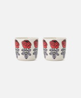 Marimekko 【アジア限定】Vihkiruusu コーヒーカップセット(ハンドルなし)200ml マリメッコ ファッション…