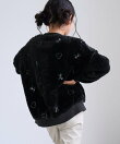 【KIDS/キッズ】リボン*ハート刺繍ボアプルオーバー