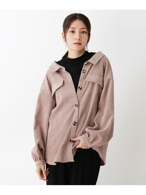 Shoo La Rue S L フェイクレイヤードコーデュロイシャツ Rakuten Fashion 楽天ファッション 旧楽天ブランドアベニュー Bq5862
