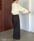 【新色ベージュ・累計3万本突破!】2タックワイドパンツ