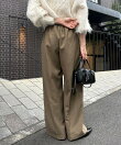 【新色ベージュ・累計3万本突破!】2タックワイドパンツ