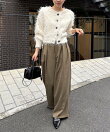 【新色ベージュ・累計3万本突破!】2タックワイドパンツ