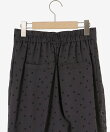 リネンライクスラブドットタックパンツ