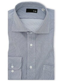 TAKA-Q ノンアイロンストレッチ NEWスタンダードフィット カッタウェイ長袖ニットシャツ 【25AW】 タカキュー スーツ・フォーマル Yシャツ・カッターシャツ ネイビー【送料無料】