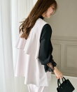 Ranan/(W)バックフリルベストセットアップ