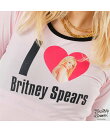 atmos pink x Britney Spears I LOVE Britney LS T-shirt PINK