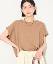 フレンチスリーブTシャツ/ タック入りTシャツ