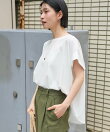 フレンチスリーブTシャツ/ タック入りTシャツ