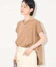 フレンチスリーブTシャツ/ タック入りTシャツ