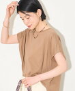 フレンチスリーブTシャツ/ タック入りTシャツ