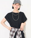 フレンチスリーブTシャツ/ タック入りTシャツ