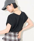 フレンチスリーブTシャツ/ タック入りTシャツ
