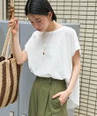 フレンチスリーブTシャツ/ タック入りTシャツ