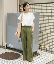 フレンチスリーブTシャツ/ タック入りTシャツ